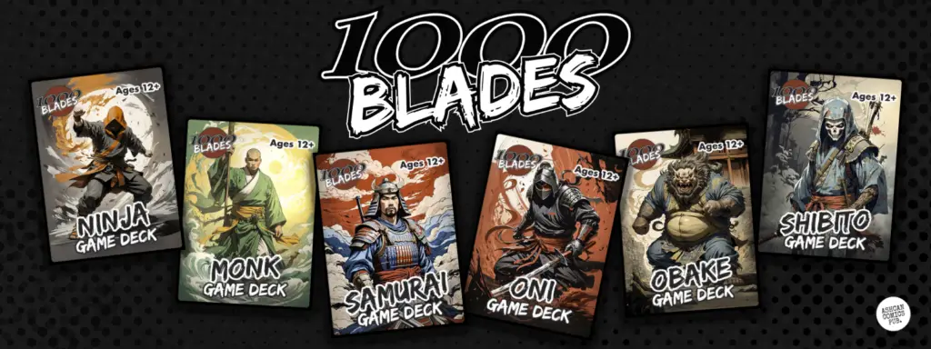 1000 Blades game decks