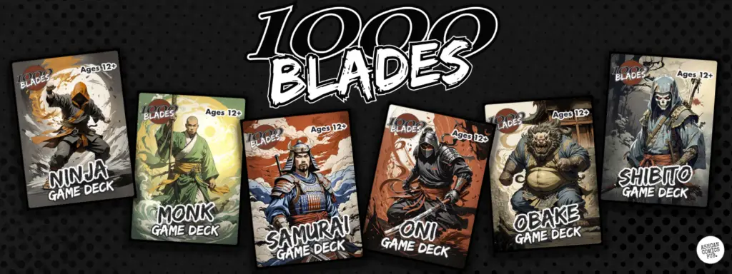 1000 Blades game decks